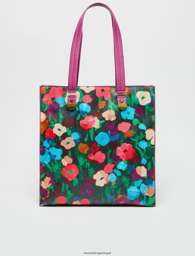 acessório ponto MAX&Co. mulheres bolsa de compras maxi fúcsia B40R64997
