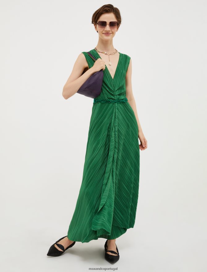 acessório ponto MAX&Co. mulheres cinto de contas céu azul B40R641078