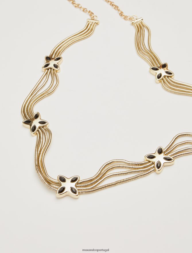 acessório ponto MAX&Co. mulheres cinto de corrente borboleta ouro B40R641076