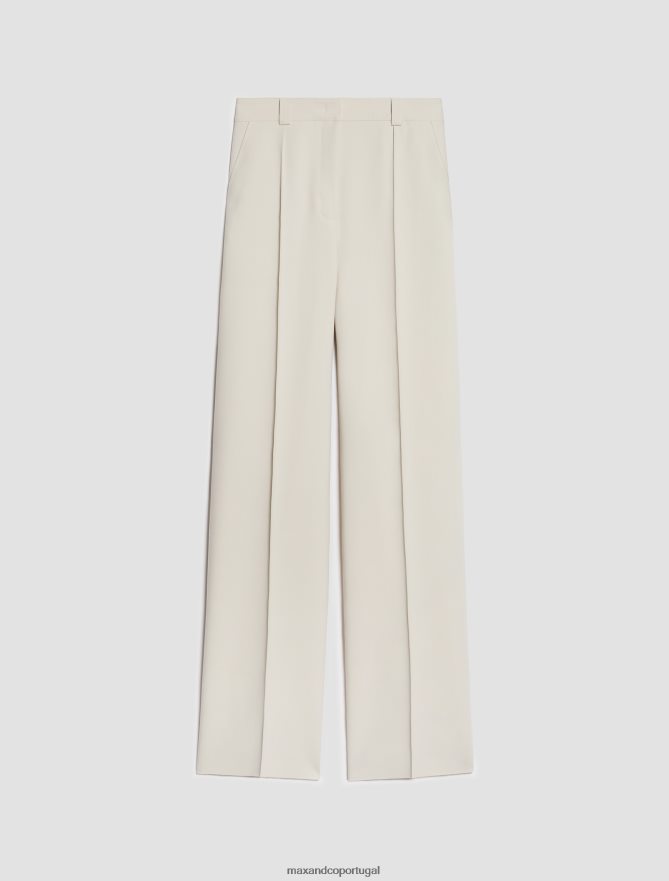 vestuário ponto MAX&Co. mulheres calças de ajuste relaxado gelo B40R64743