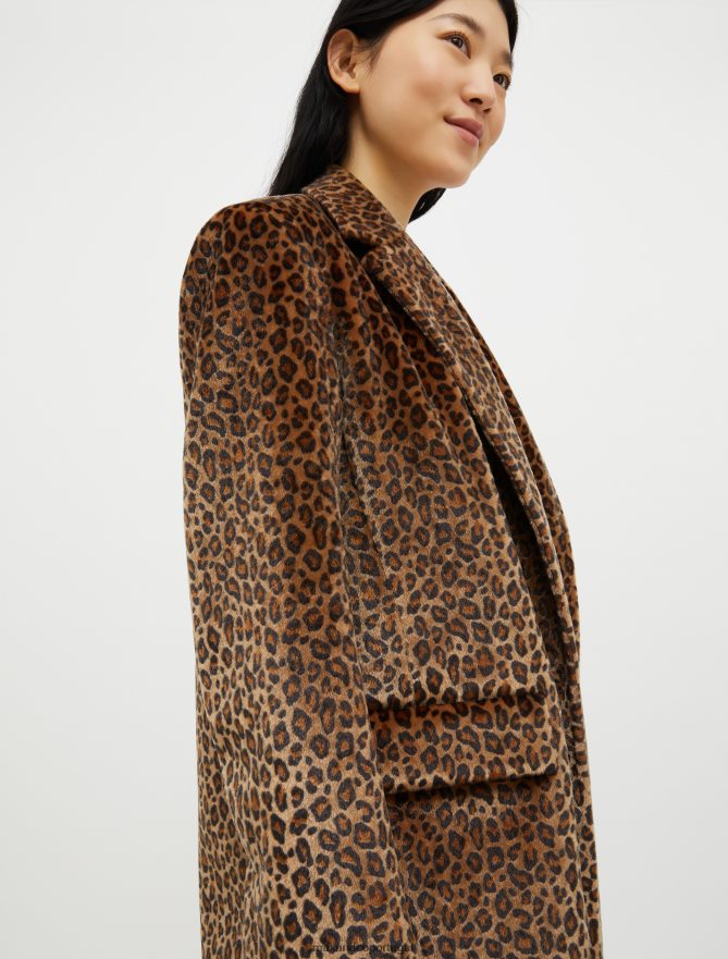 vestuário ponto MAX&Co. mulheres blazer oversized com cabelo de pônei avelã B40R64221